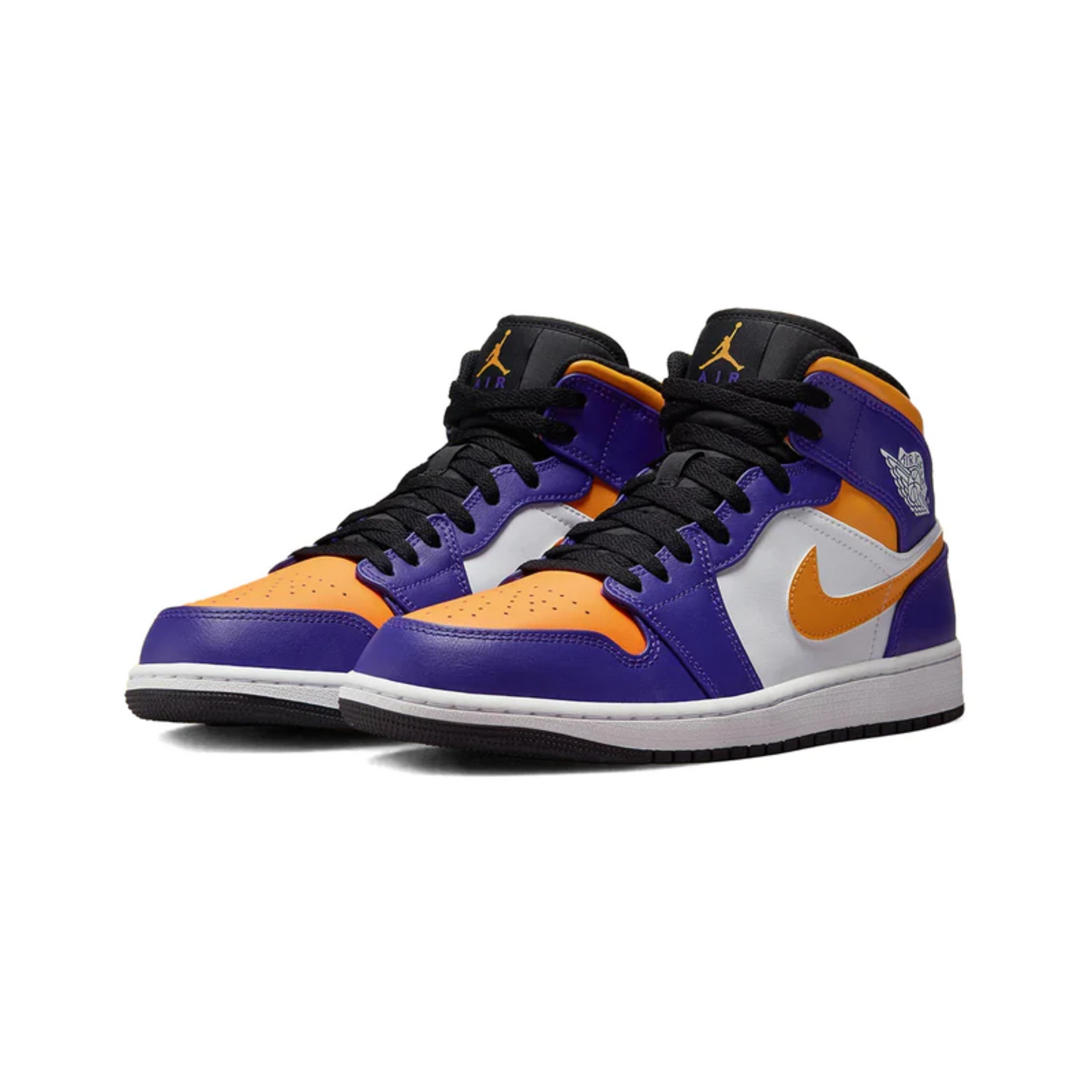 JORDAN 1 MID LAKERS YELLOW AND VIOLET