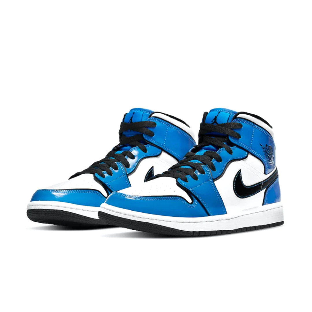 AIR JORDAN 1 MID SIGNAL BLUE